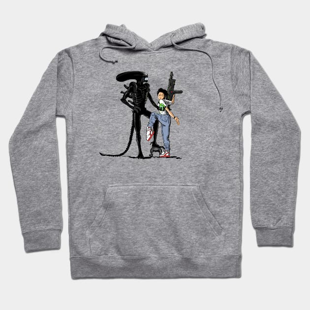 Fleetwood Alien Hoodie by Lambdog comics!